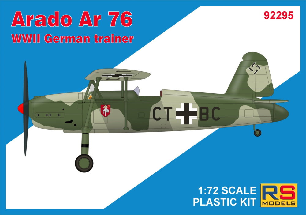 1/72 Arado Ar 76 German WWII trainer (3x camo)