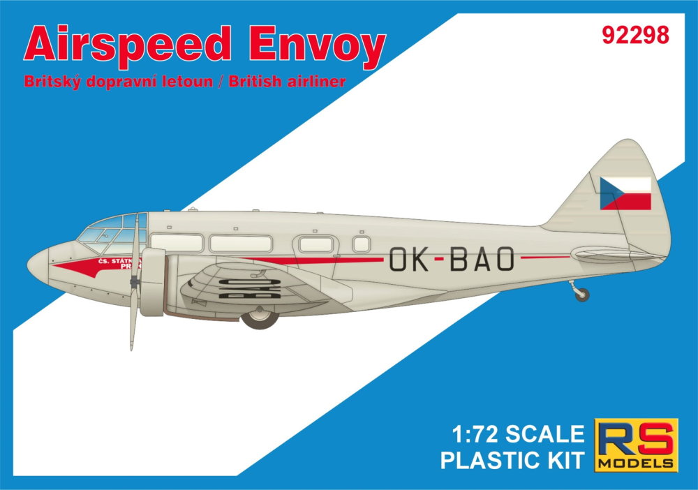 1/72 Airspeed Envoy Castor engine (4x camo)