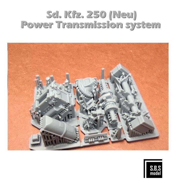 1/35 Sd.Kfz.250 (Neu) Power transmission system