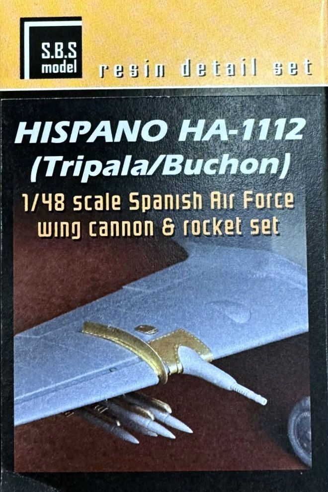 1/48 Hispano HA-1112 Wing cannon & Rocket set