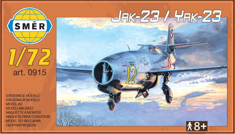 1/72 Yak-23 (2x Poland, USA, USSR, CZ)