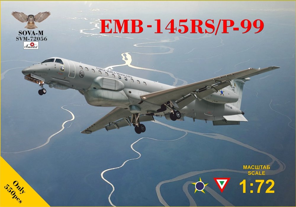 1/72 EMB-145RS/R-99 Recon.aircraft (Brazil/Mexico)